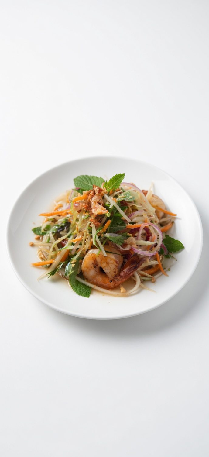 Papaya Salad (Gỏi Đu Đủ &middot; chicken or shrimp)